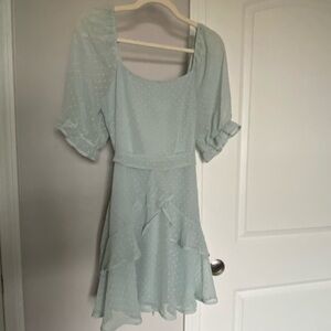 Blue Rain Light Blue Dress